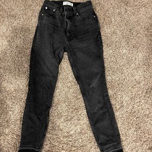 Black jeans from Abercrombie and Fitch size 00